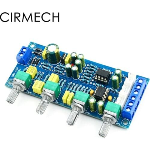 CIRMECH 2019 NE5532 OP-AMP HIFI Amplifier Preamplifier Volume Tone EQ Control Board Electronic kit