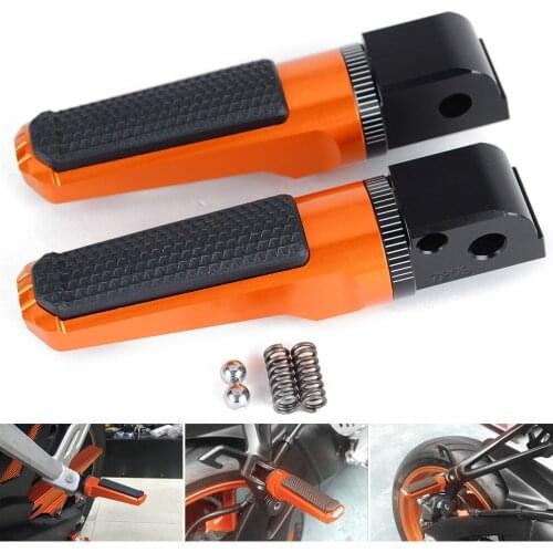 Rear Foot Pegs for 1290 Superduke R GT / 1290 Super Duk-e 2017 2018 2019 2020 Passenger Footrests