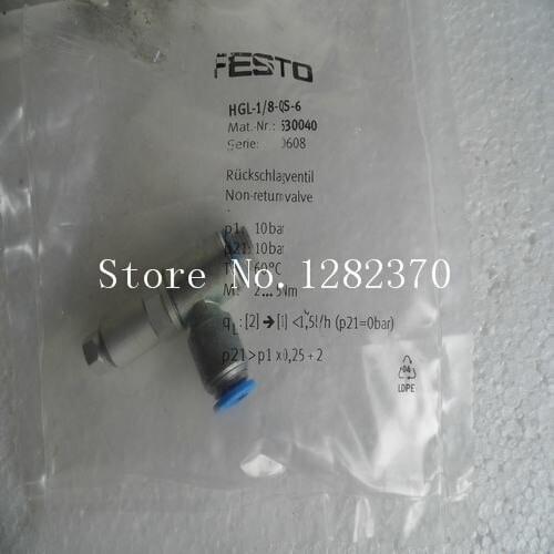 [SA] New original authentic special sales FESTO throttle HGL-1/8-QS-6 stock 530 040 --2pcs/lot