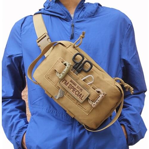 Shoulder Bag Military Tactics Unisex Belt Bag Outdoor Leisure Backpack Hiking Camping Hunting First Aid Kit Survival Bag