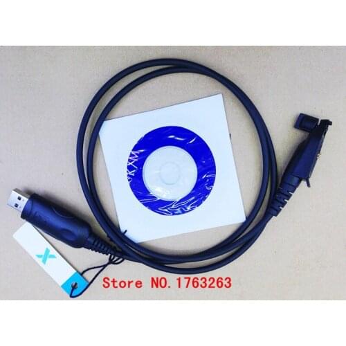 Honghuismart USB Programming Cable for motorola GP328PLUS ,GP338PLUS,GP388,GP344 etc walkie talkie With CD Driver