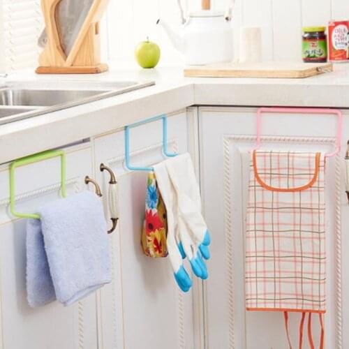 Kitchen Stuff Towel Rack Drainer Hanging Holder Storage Rack Kitchen Organizer Cupboard Hanger Bathroom Rack Accessories