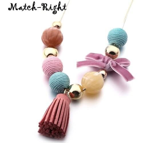 Match-Right Necklaces & Pendants Women/Statement/Beads/Vintage/Lady/Tassel/Choker Necklace Women Neck Pendants for Women NR014
