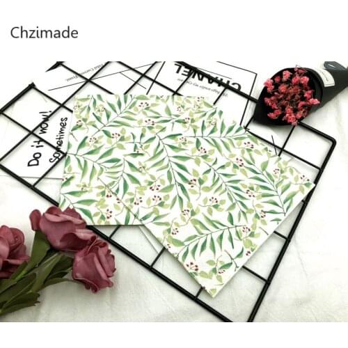 20Pcs Vintage Leaves Napkin Paper For Wedding Birthday Party Kitchen Home Decor