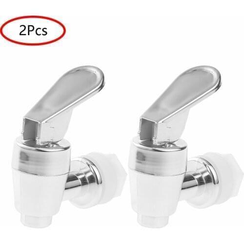 2Pcs Faucet Food Grade Plastic Press Faucet Replacement Spigot for Homebrew Barrel Fermenter Wine Beer Beverage Juice Dispenser