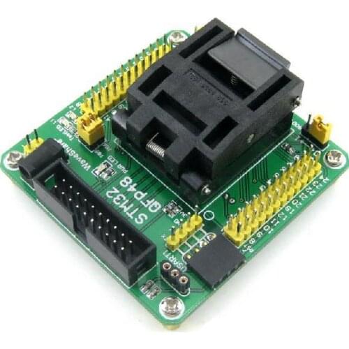 Free Shipping! 1pc STM32 Programming Block Test Socket burning seat STM32F STM32L QFP48
