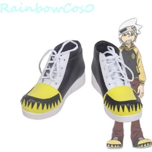 RainbowCos0 Cosplay Shoes SOUL EATER Souleater Death Scythe Boots Game Anime Halloween
