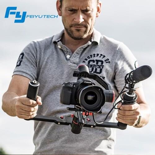 FeiyuTech feiyu FY a2000 3 Axis Gimbal DSLR Cameras Stabilizer Dual handheld grip for Canon 5D SONY Panasonic 2000g vs crane 2