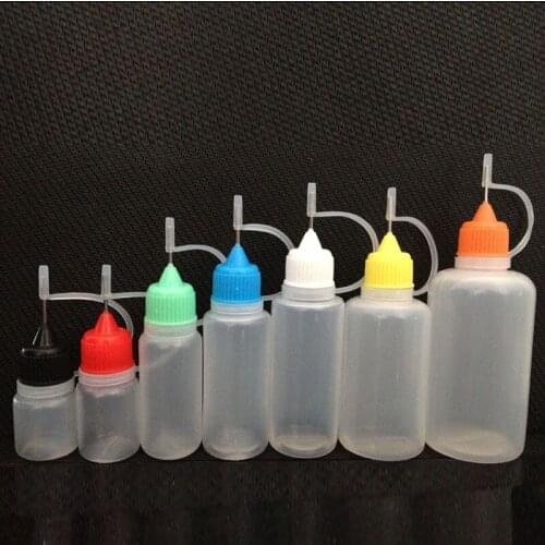 Needle Dropper Bottles With Metal Needle Tip 10ml Metal Needle Tip Bottle Dropper With Metal Nozzle Tip Cigarette E Liquid