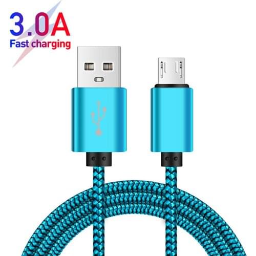 2 M long Micro USB fast Charge Cord For Huawei y5 y6 y7 y9 P Smart 2019 mobile phone charger Honor 7a 8x 9s Data charging cable