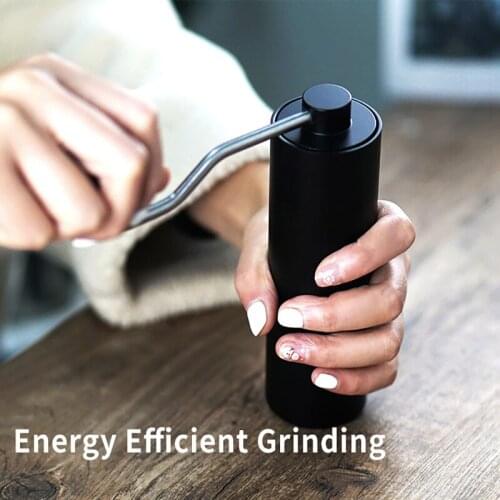 Coffee Grinder conical stainless steel burr manual by hand portable espresso coffee grinder Aluminum coffee miller coffee machin