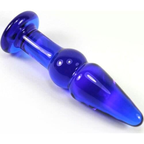 Men and Women Anus Dilator Masturbator Crystal Glass Anal Plug Adult Toy Anal Dildo Glass Butt Plug Couples Sex Toys For Woman