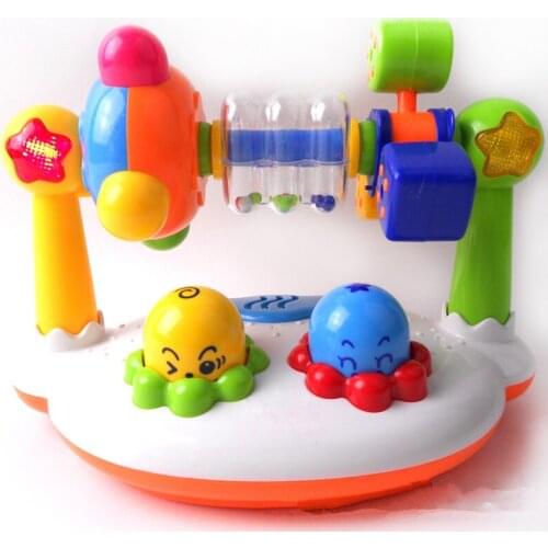 Musical Baby Toys Music Rotating Lighting Fitness Frame Infant Baby Educational Toys Gift Colorfull Playing Toy