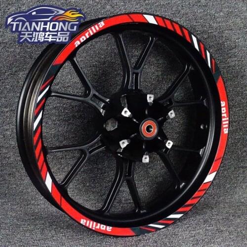 Motorcycle 17-foot wheel decals new Apulia GPR125 150 modified wheels rim stickers personalized waterproof reflective decals