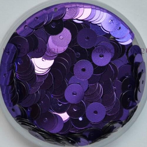 New!! 2000pcs 10mm wholesale Flat Round Loose Sequin Paillette Sewing,Wedding Craft,Women Kids DIY Garment Accessory Purple