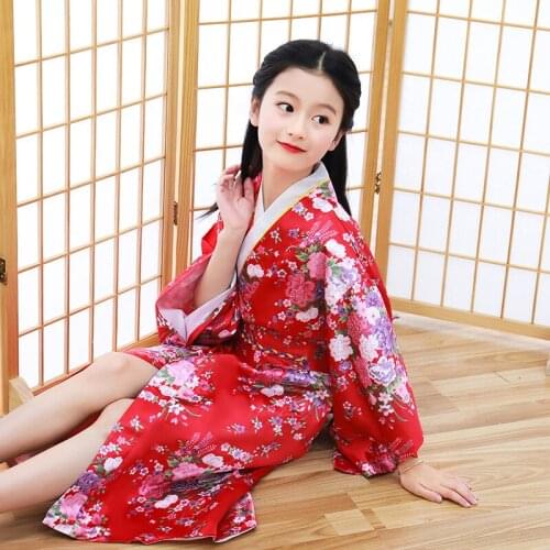 The new girl and dress Japanese bathrobe girl princess dress performance temperament cute bow sweat steaming direct sales
