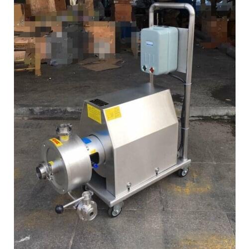 New Mobile Emulsion pump High shear emulsifying pump 7.5KW with Wheels, three phase Top Quality