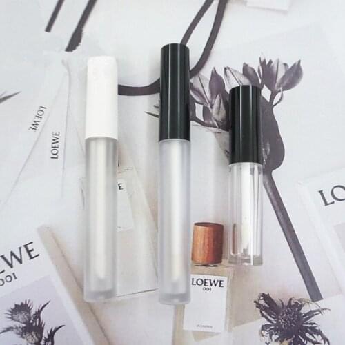 10/30/50pcs Clear/Matte Empty Lip Gloss Tubes Travel Makeup Tools Cosmetic Containers Plastic Round Lipgloss Lip Balm Bottles