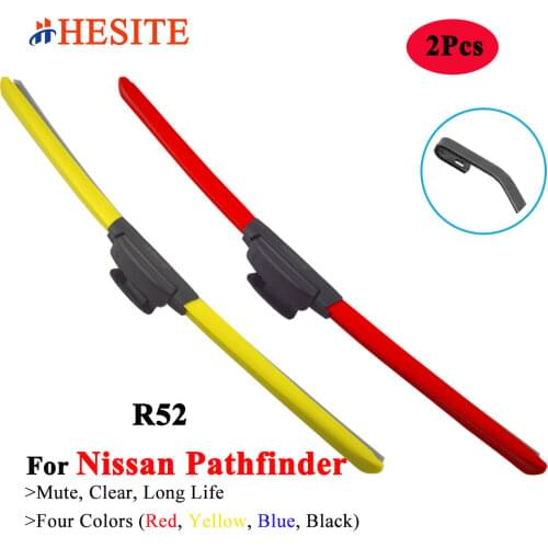 2Pcs Red Wipers For Nissan Pathfinder Armada R50 R51 R52 D21 Accessories Parts 2000 2002 2003 2004 2005 2006 2007 2008 2010 2014