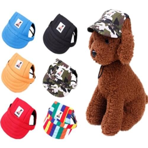 Pet Hat Adjustable Dog Outdoor Cap Sun Hat Travel Sports Sun Hats