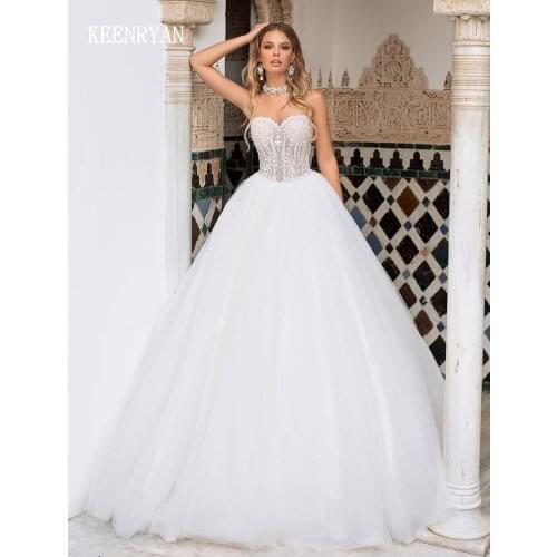 Sexy Backless Beaded Off Shoulder Wedding Dress 2020 Robe De Mariee Custom Make Sweep Train Wedding Ball Gowns Vestido De Novia