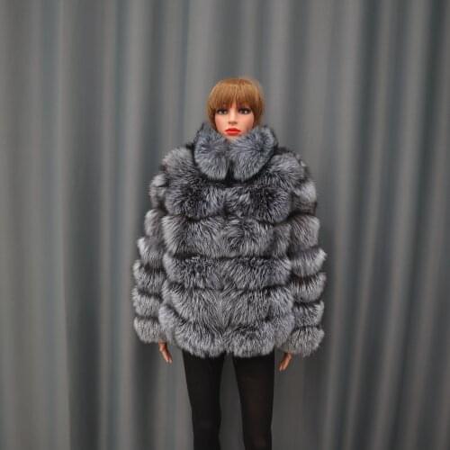 Real Fox Fur Coat Female Winter Authentic Natural Fur WomenS Jacket Winter Thickening Full Leather Fox Fur Coat