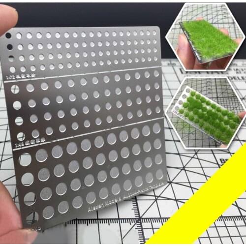 1/72 1/48 1/35 Scale Static Grass Planting Template Tool for Electrostatic Flock Applicator Scene Sand Table DIY Model Accessory