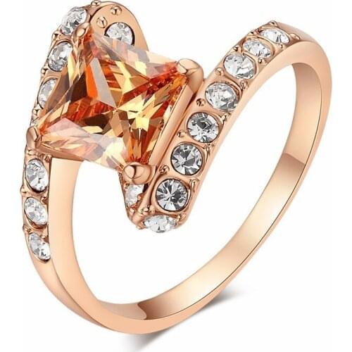 STERLING 925 SILVER COLOR RINGS FOR WOMEN GENUINE GOLD SILVER 925 FINE JEWELRY AMETHYST TOPAZ ENGAGEMENT WEDDING DIAMOND RING