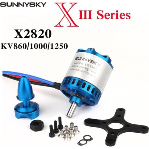 SUNNYSKY X2820-III 860/1000/1250KV Brushless Motor for RC Quadcopter Airplanes Fixed Wing Plane