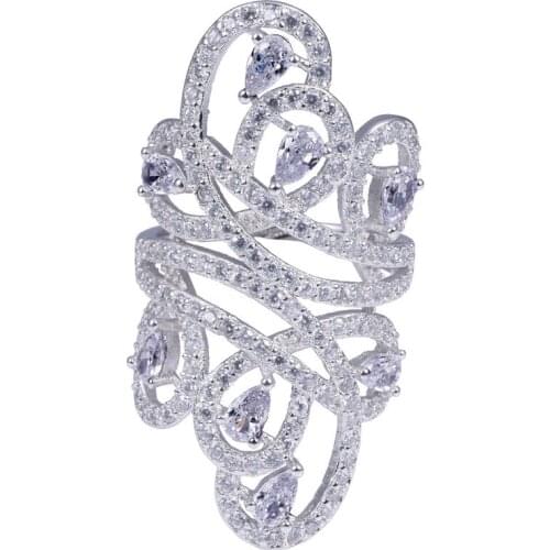 Gorgeous line Wide ring Women Men Jewelry Simulated diamond gemstone Rings 925 Sterling Silver Engagement wedding Band ring