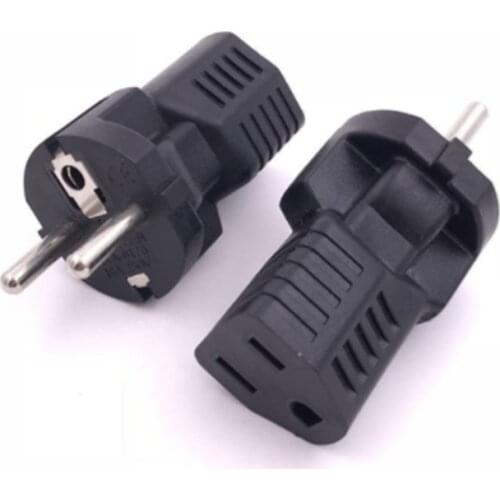 High-quality Europe male to US 3pin female, Eu to 5-15R power adapter female, Eu to 5-15R power adapter