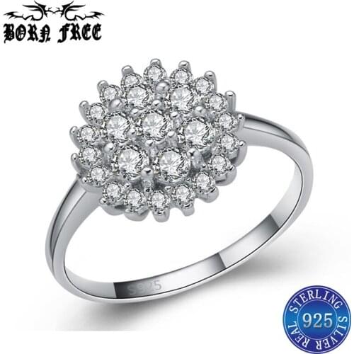Silver ring 925 anel aneis feminino long set zircon ring lot anillos de plata 925 de ley ringen bague femme woman ring luxury