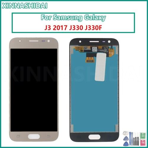 LCD Display For Samsung Galaxy J3 2017 J330 J330F J3 Pro LCD Display Touch Screen Digitizer Assembly Replacement