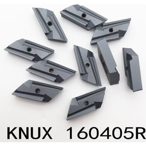 10pcs KNUX 160405 CUTTING TOOL KNUX160405R inserts STEEL TURNING TOOL blade