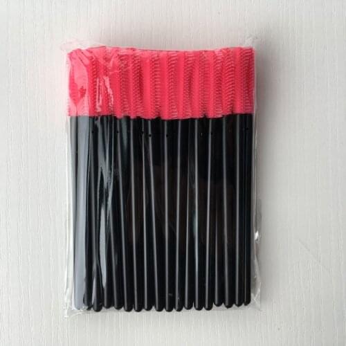1000pcs Mascara Wands Knife Tip Silicone Durable Micro Disposable Eyelash Extension Indivdual Applicators Mascara Brush