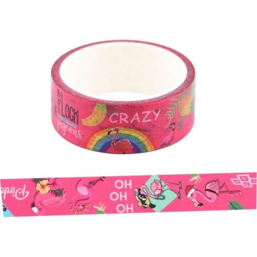20pcs/lot BH1425 Blinghero Cartoon Bird Washi Tape 15mmX5m Masking Tape Adhesive Tape Decorative Scrapbooking Sticker Gift