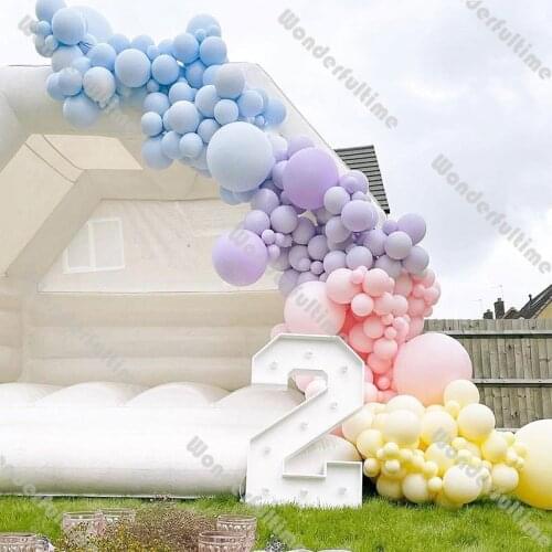 202pcs 1st Birthday Party Decoration Macaron Baby Pink Blue Purple Yellow Balloons Garland Arch Kit Baby Shower Baptism Supplies