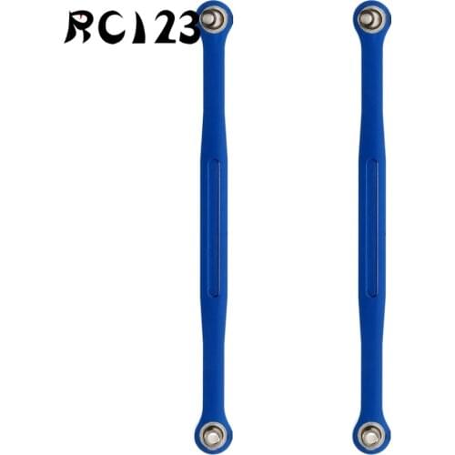 #7748 2Pcs Aluminum 173mm Front/Rear Toe Links Servo Link Steering Rod For RC 1/5 Traxxas X-Maxx XMaxx 77076-4 77086-4 NEW ENRON