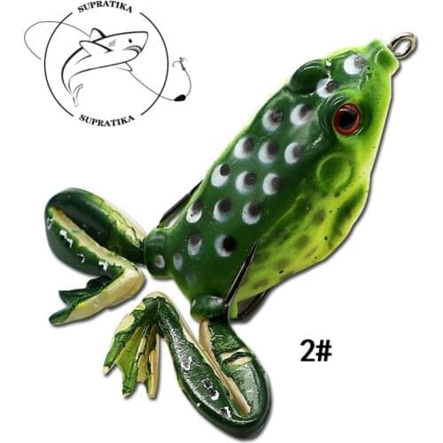 95mm/15g Anti-Corrosion Bionic High Quality Fishing Lure Soft Bait Artificial Thunder Frog Freshwater Silicone Fishing Bait