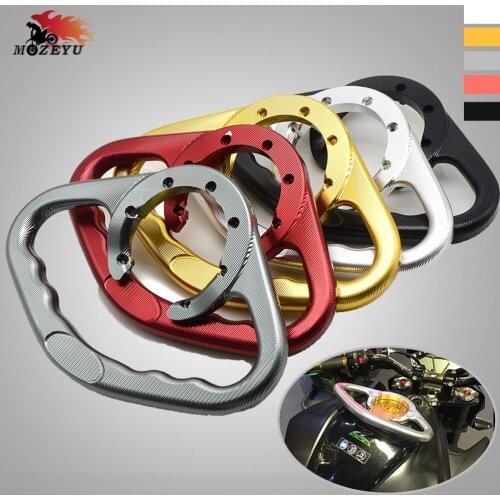 Motorcycle Accessories Passenger Gas Fuel Tank Handle Grab Bar Handgrip Armrest For Kawasaki Z800 Z 800 2013-2016 Z1000 Moto