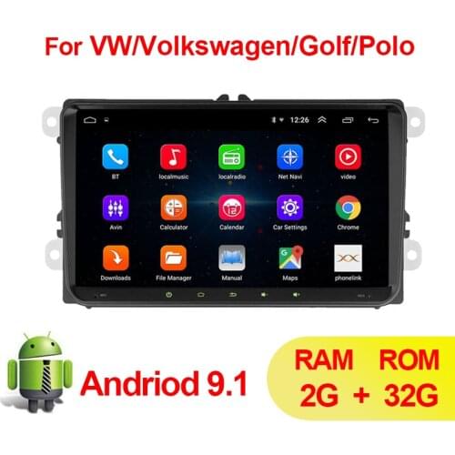2 Din Car Multimedia player Navigation Gps For VW /Volkswagen/Golf/Polo/Tiguan/Passat/b7/b6/SEAT/leon/Skoda/Octavia Touch Screen