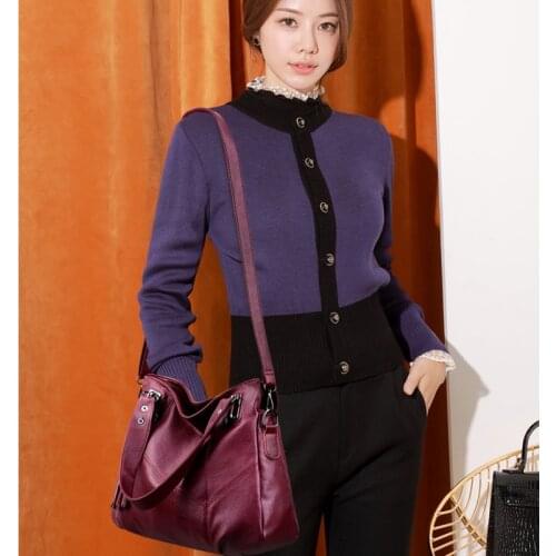 Large Tote Bag for Women Leather Handbags Shoulder Crossbady Bag Tassel Luxury Handbags Women Bags Designer Genuine Leather