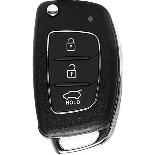 For Mistra Hyundai Solaris ix35 ix45 Verna Santa Replacement Car Key 3 Buttons Remote Car Accessories Key Case Fob Shell