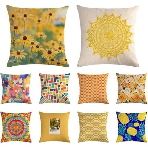 Fruit flower cushion cover oil painting navigation boat holding pillow cover car chair sofa household fashion decoration 45x45cm