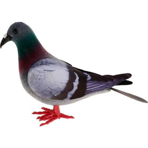 Decorative Doves Artificial Foam Pigeon Realistic Model Random Color