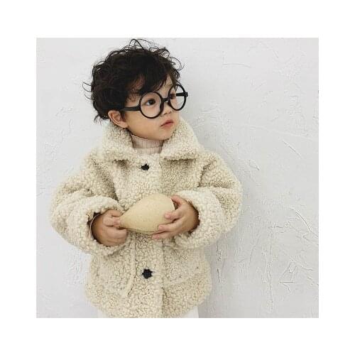 Baby Lambswool Jackets for Boys 2019 New Baby Winter Clothes Boys and Girls Casual Jackets Kids Long Sleeve Outwear Warm Coats