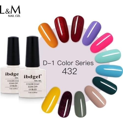 Ibdgel Gel Nail Polish Nude Pure Series Colours Combo UV LED Soak Off Nail Art Manicure Salon Gift 7.3ml 3pcs set