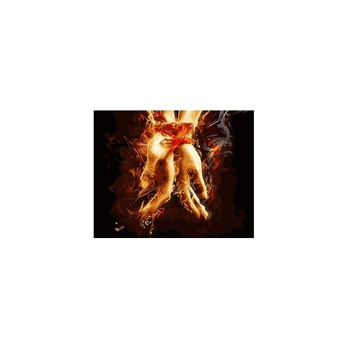 MaHuaf-W093 Ember hand painted canvas oil painting by numbers on canvas Wall decoration painting