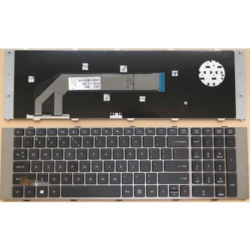 New for HP Probook 4740 4740s 4745 4745S US Keyboard 701548 with frame