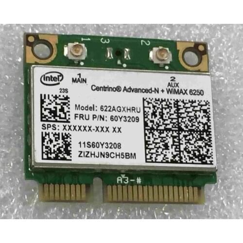 SSEA wholesale New for Intel Advanced-N WiMAX 6250 AN 622ANXHMW 6250ANX 802.11a/b/g/n half Mini PCI-E for ThinkPad FRU 60Y3209